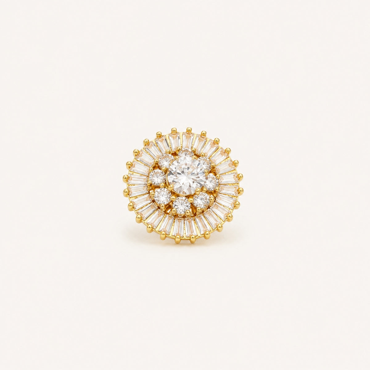 Crystal Sunburst Button Covers Blazer Accents product photo by Adornyu