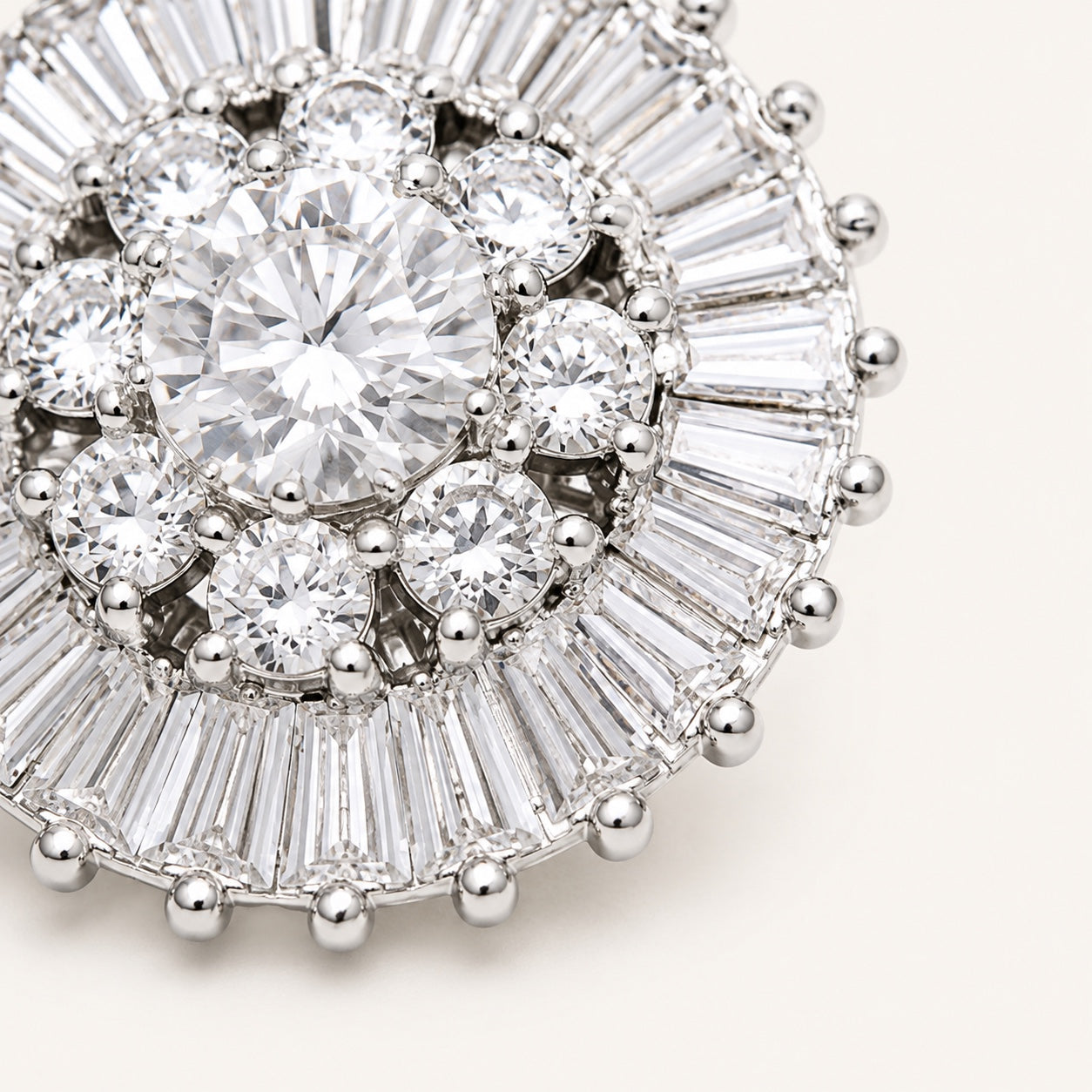 Crystal Sunburst Button Covers in Gold Crystal Blazer Accents by Adornyu
